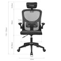 ÷ Silla ergonomica mars gaming mgcergopluswbl azul y blanco malla transpirable reposacabezas