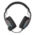 ÷ Headset mars gaming mhpro argb jack 3.5mm alimentacion usb control volumen color negro